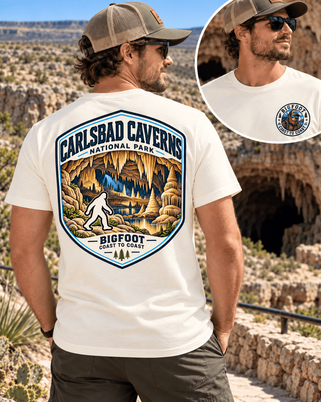 Carlsbad Caverns National Park Shirt - Bigfoot Coast to Coast