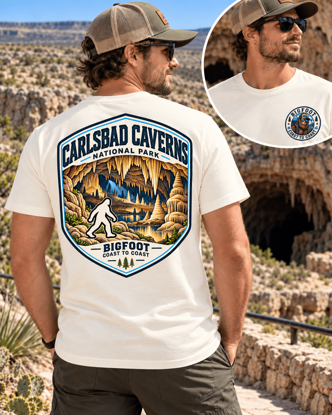 Carlsbad Caverns National Park Shirt - Bigfoot Coast to Coast