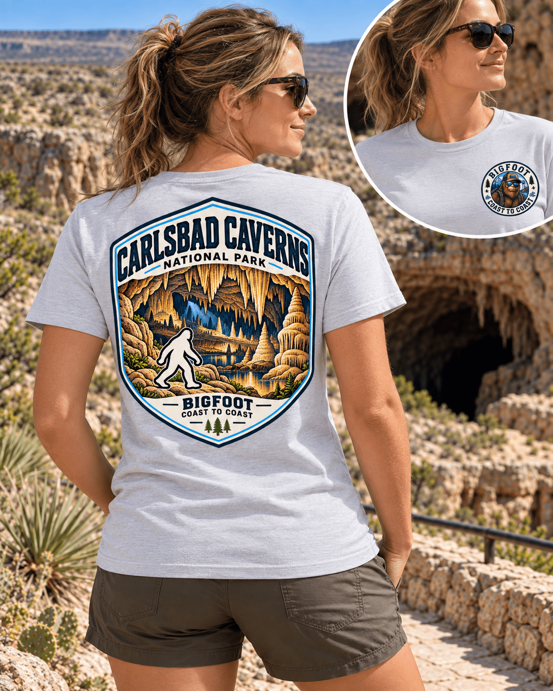 Carlsbad Caverns National Park Shirt - Bigfoot Coast to Coast