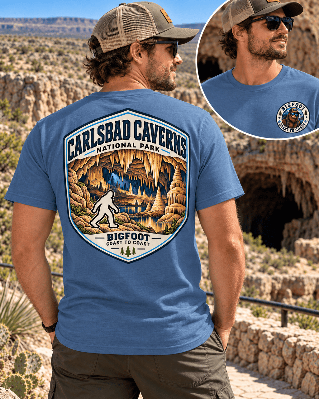 Carlsbad Caverns National Park Shirt - Bigfoot Coast to Coast