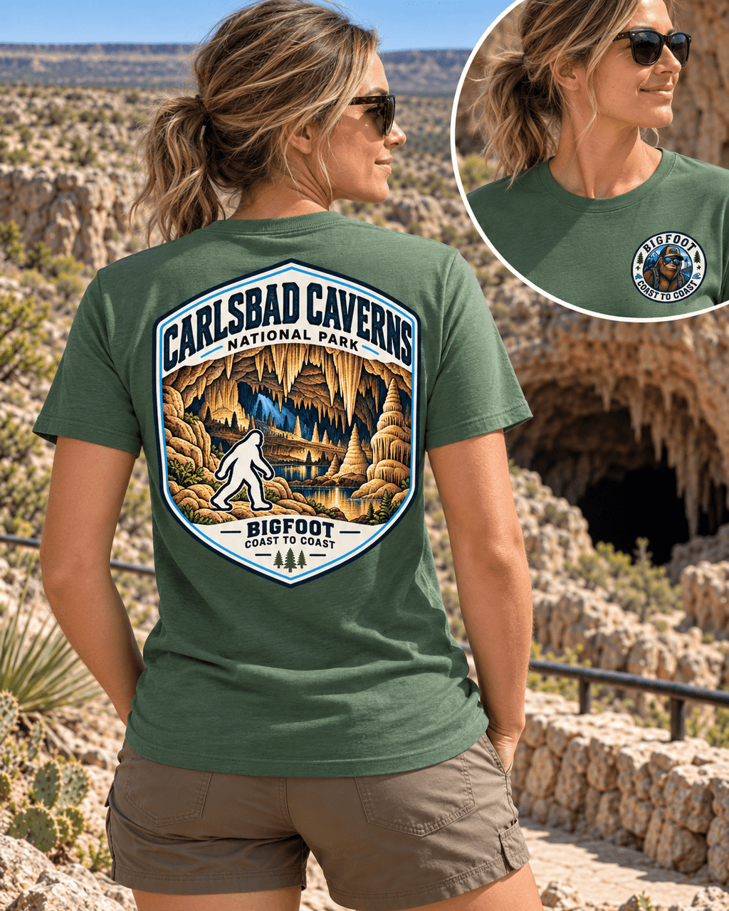 Carlsbad Caverns National Park Shirt - Bigfoot Coast to Coast
