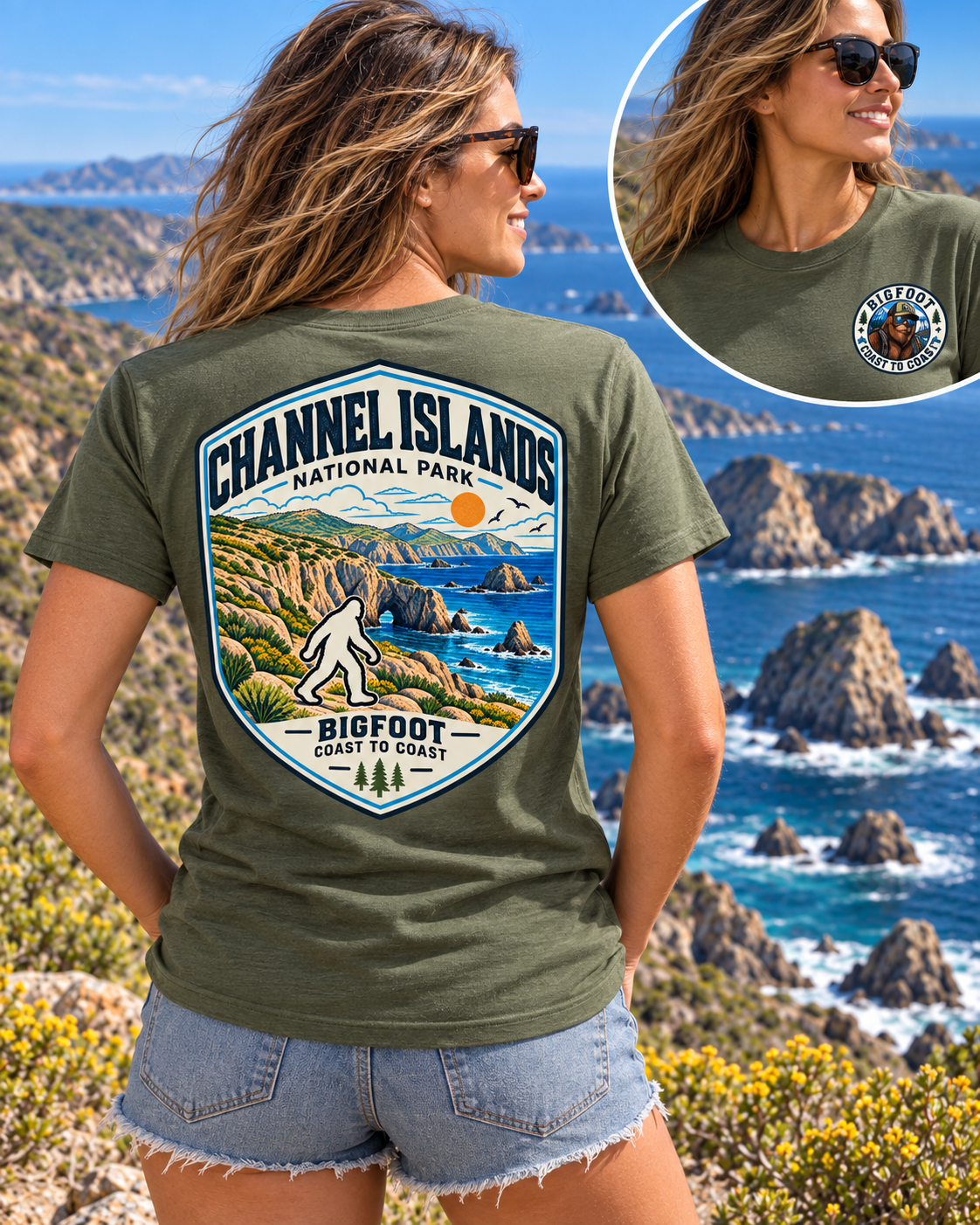 Channel Islands National Park Shirt - Bigfoot Coast to Coast