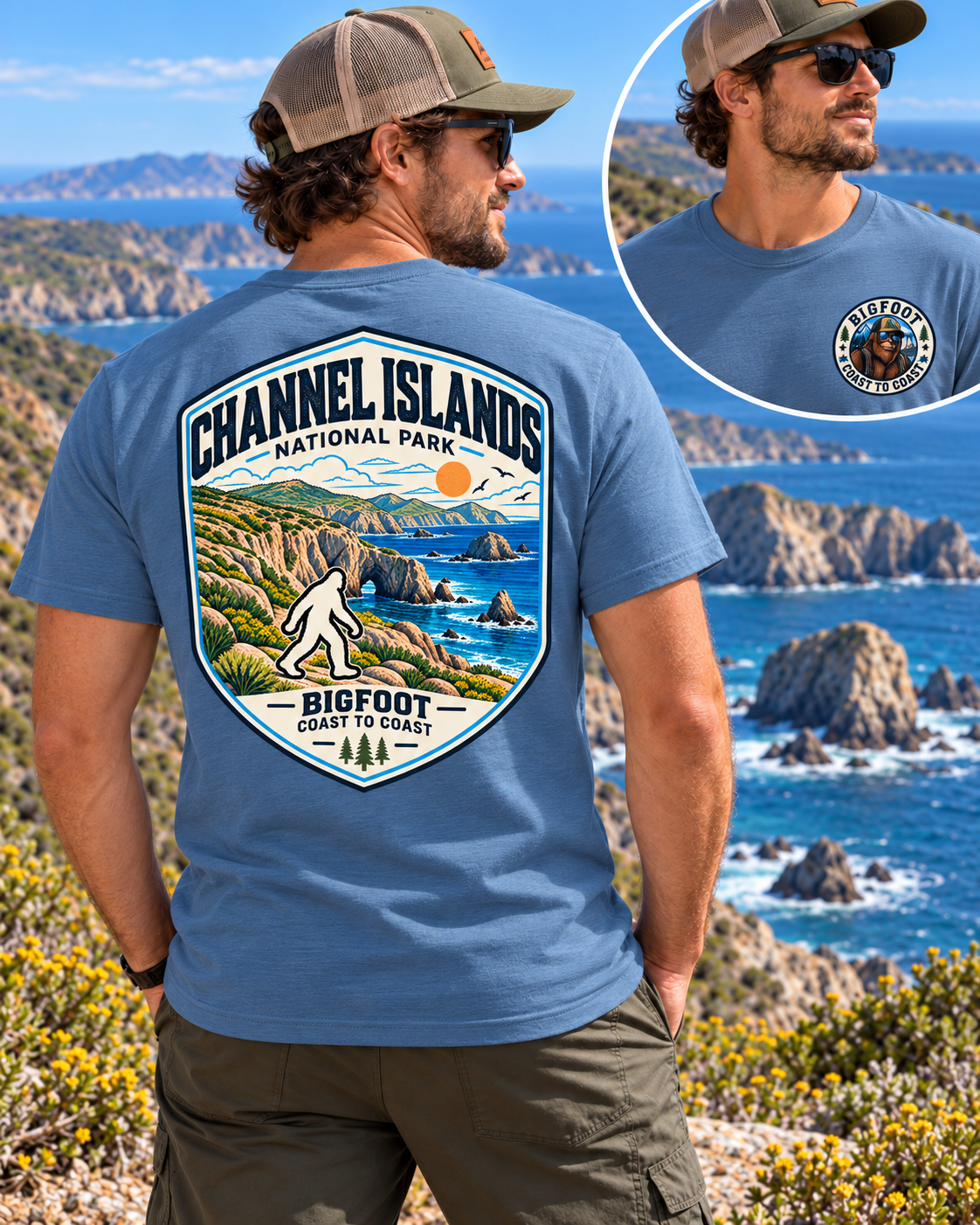 Channel Islands National Park Shirt - Bigfoot Coast to Coast