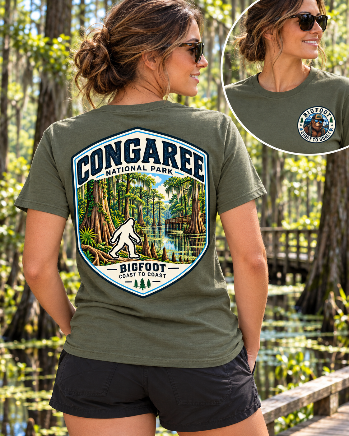 Congaree Bigfoot National Park - Bigfoot Coast to Coast