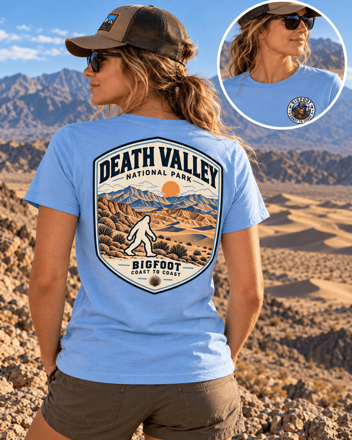 Death Valley National Park Shirt - Bigfoot Coast to Coast