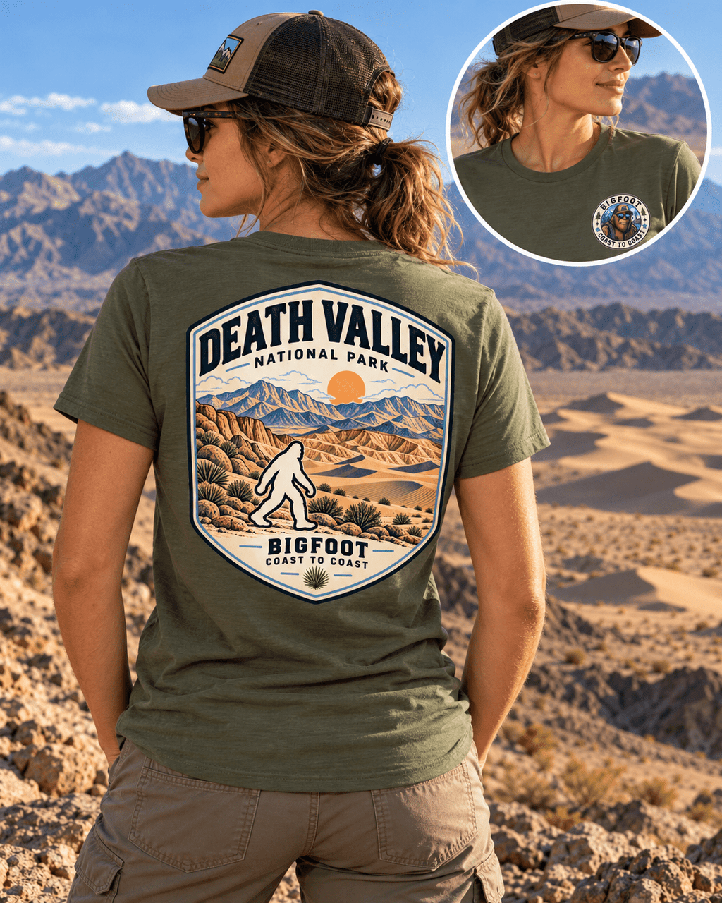 Death Valley National Park Shirt - Bigfoot Coast to Coast