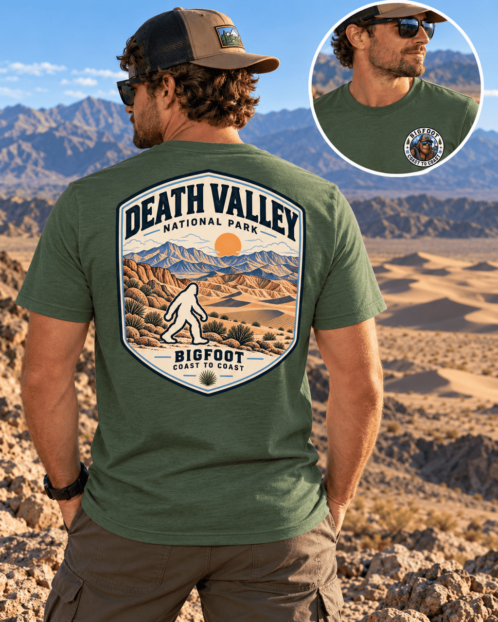 Death Valley National Park Shirt - Bigfoot Coast to Coast