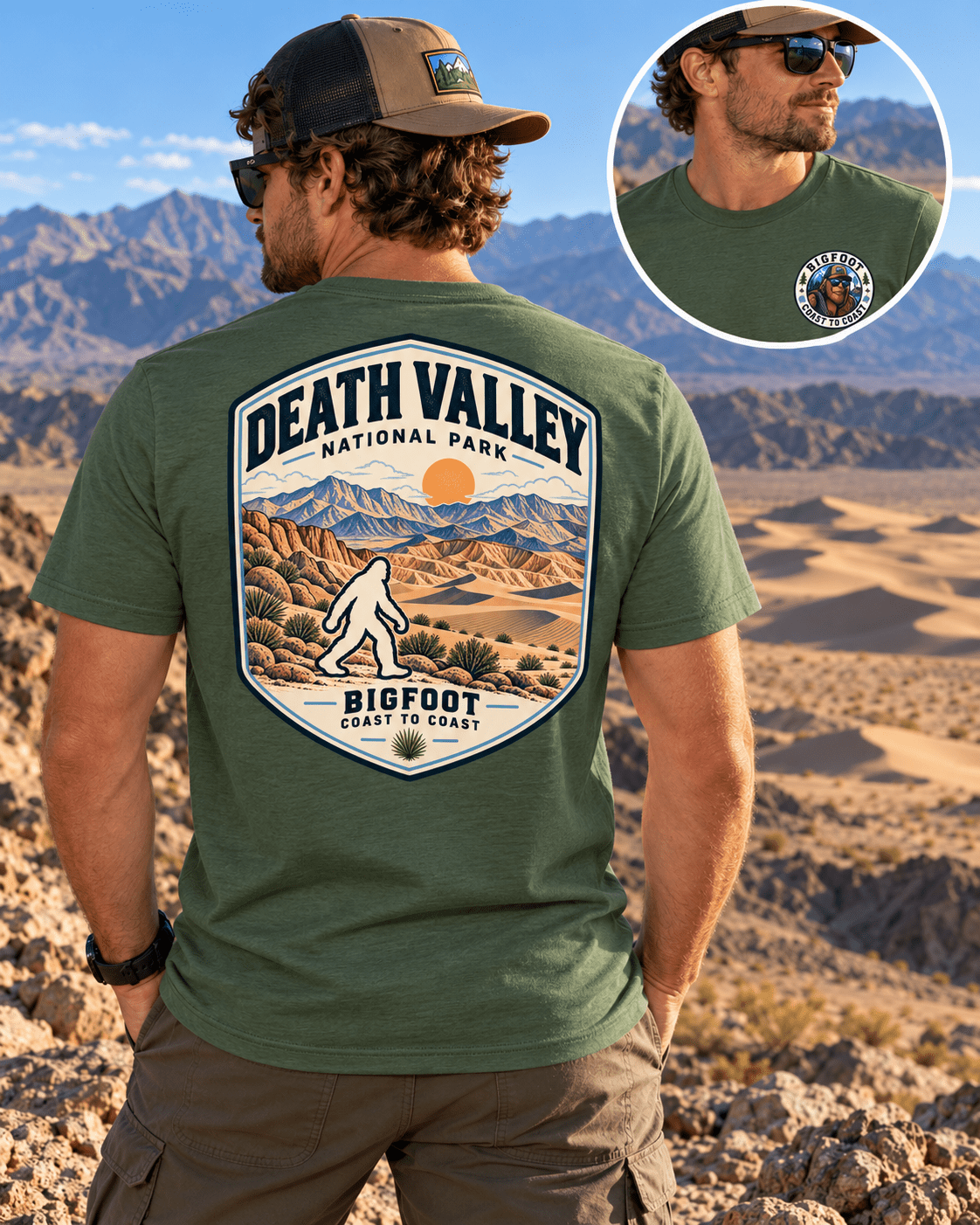 Death Valley National Park Shirt - Bigfoot Coast to Coast
