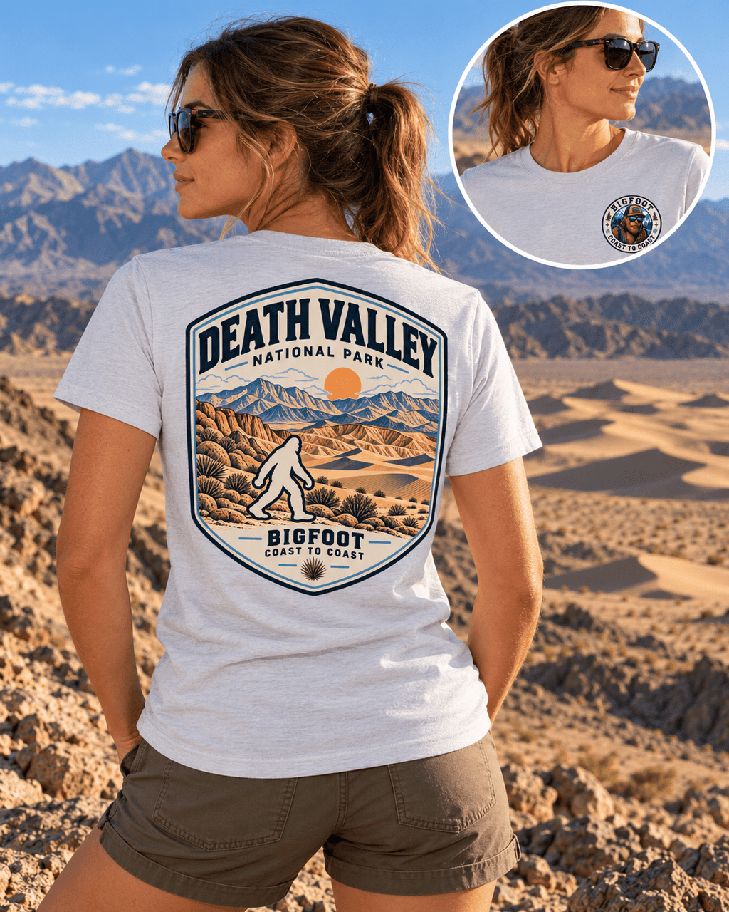 Death Valley National Park Shirt - Bigfoot Coast to Coast