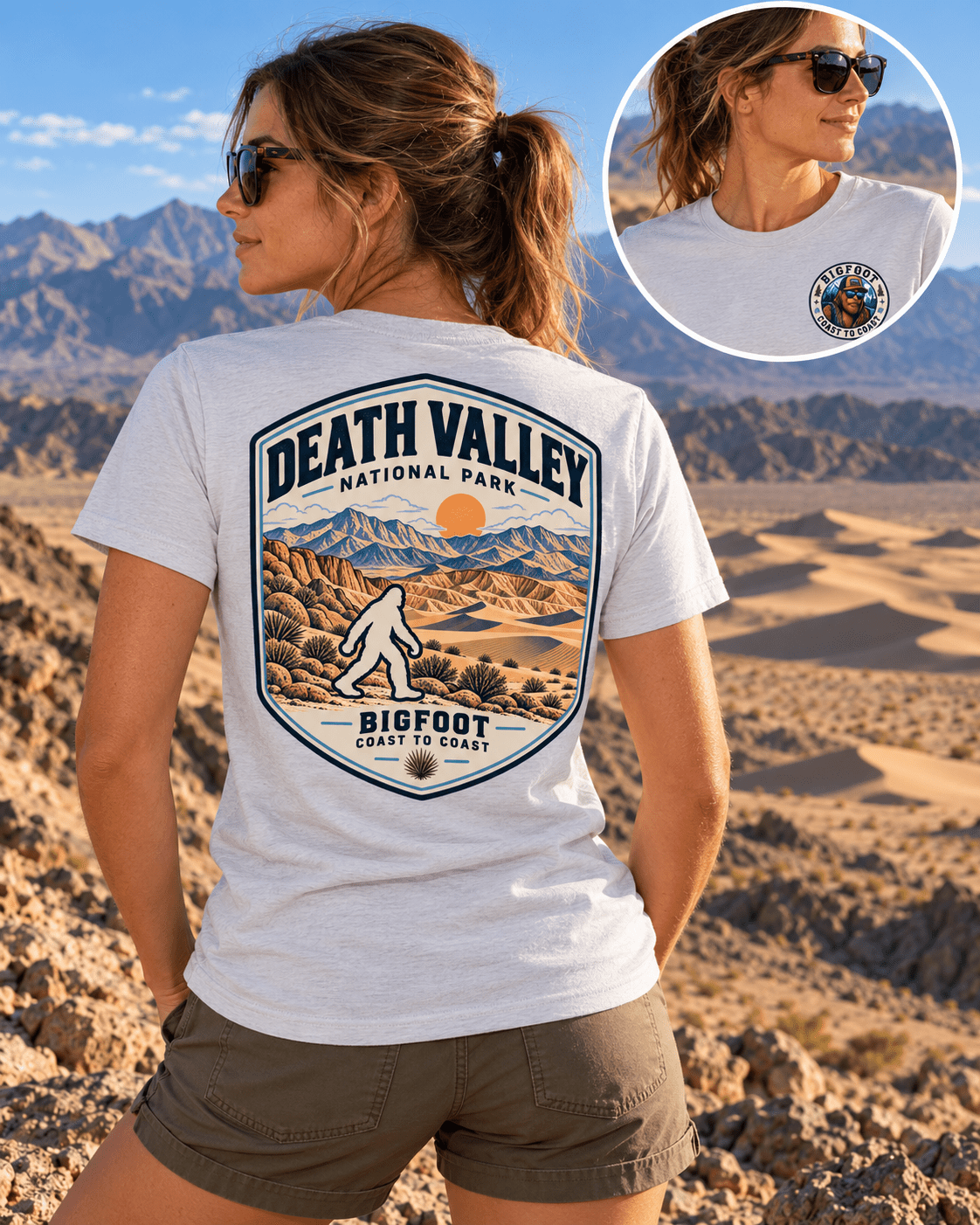 Death Valley National Park Shirt - Bigfoot Coast to Coast