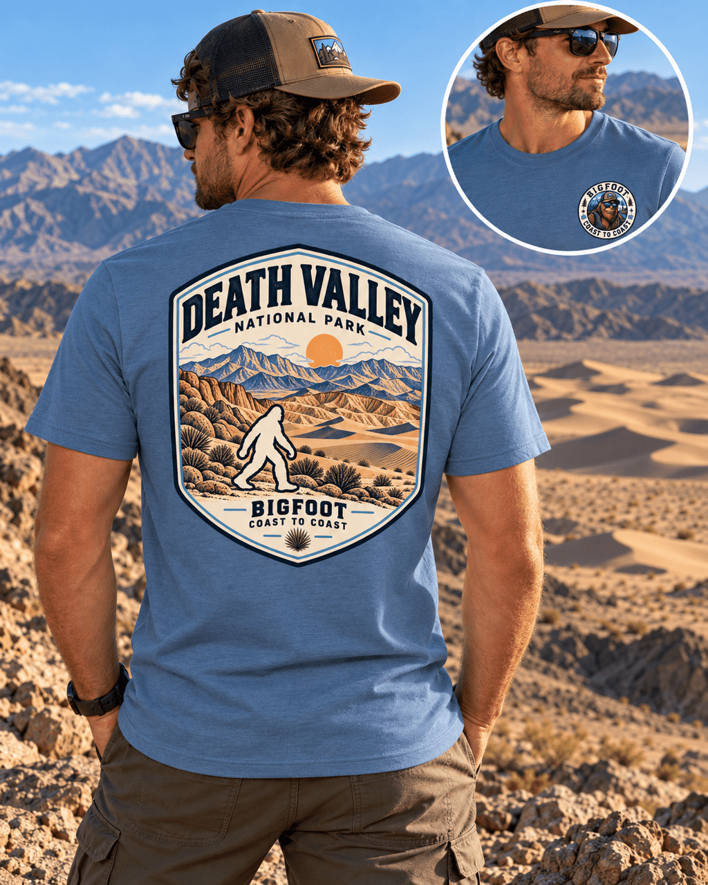 Death Valley National Park Shirt - Bigfoot Coast to Coast