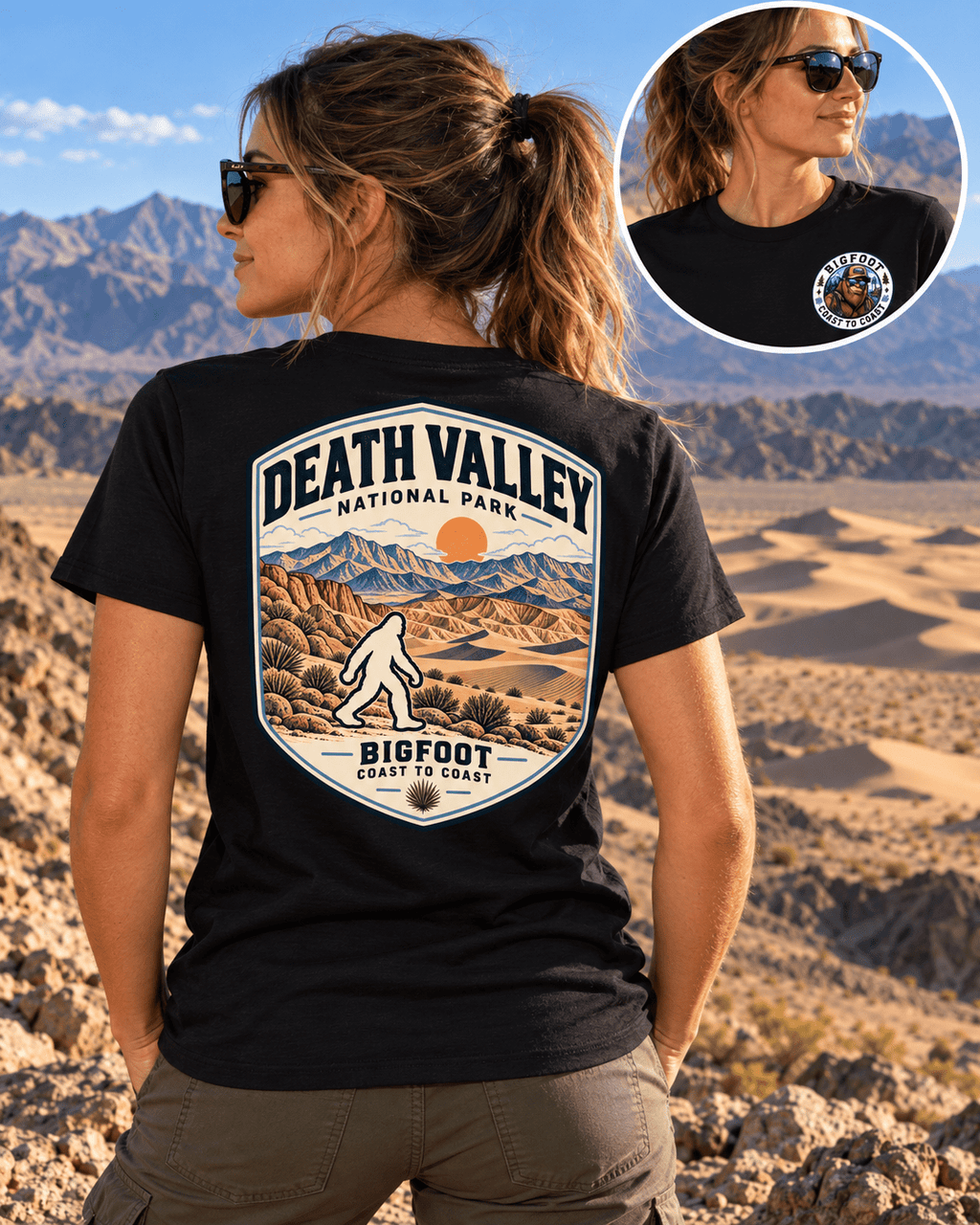 Death Valley National Park Shirt - Bigfoot Coast to Coast