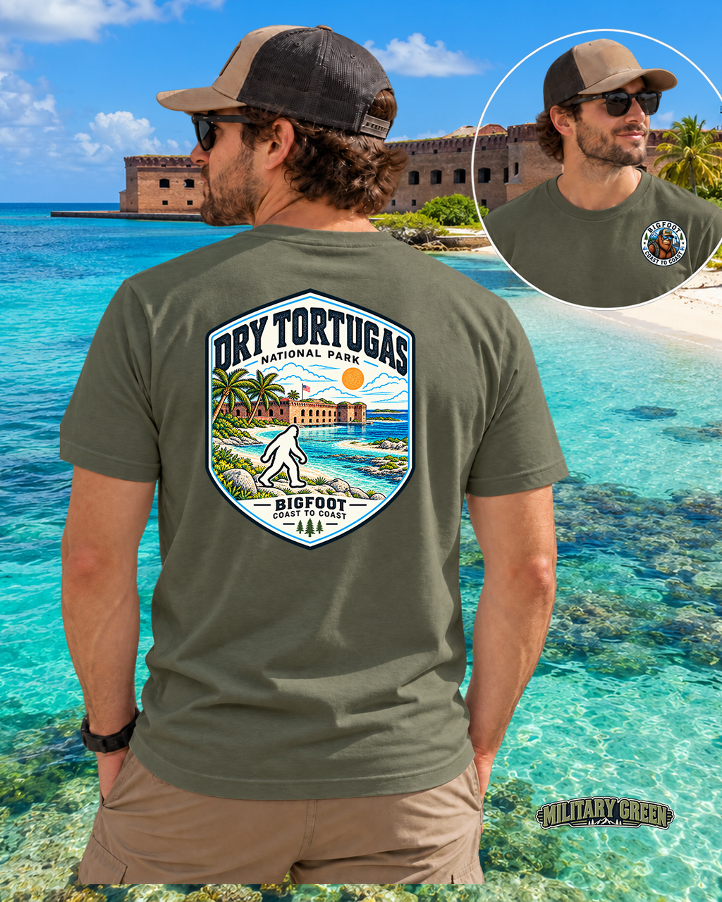 Dry Tortugas National Park Shirt - Bigfoot Coast to Coast