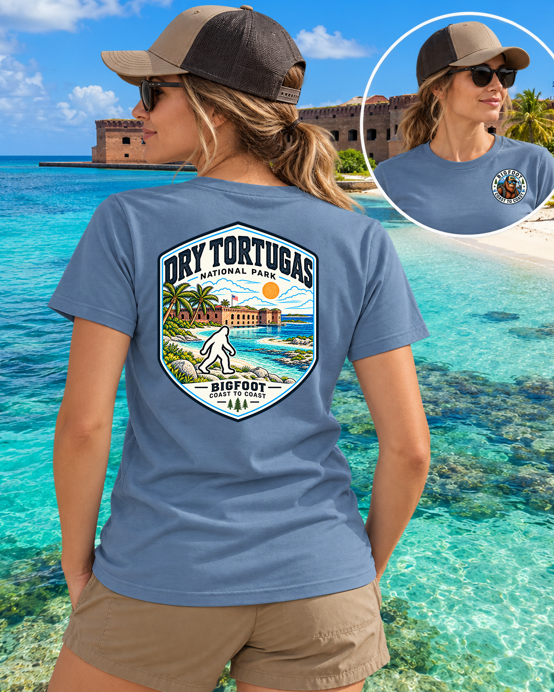 Dry Tortugas National Park Shirt - Bigfoot Coast to Coast