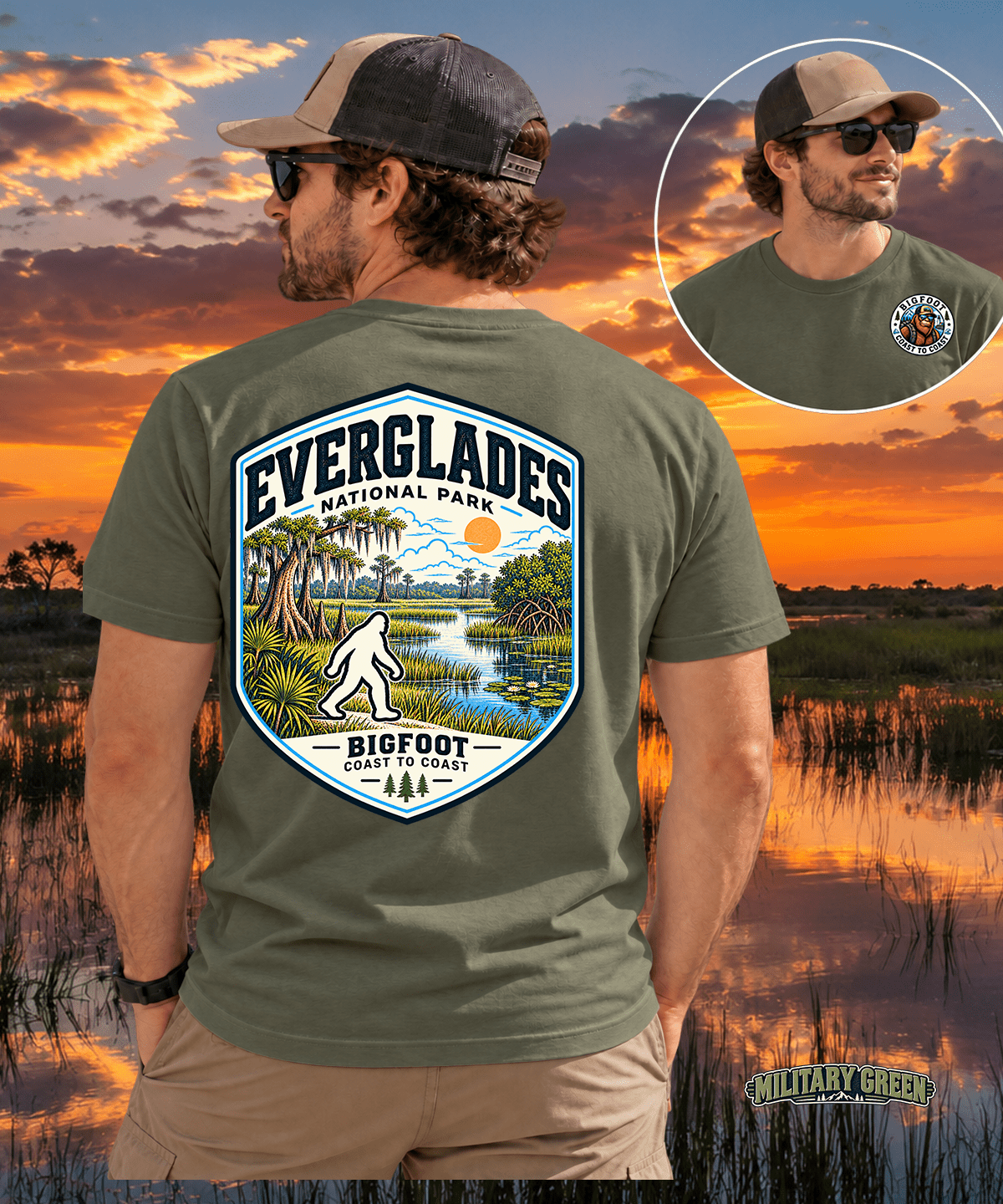 Everglades National Park Shirt - Bigfoot Coast to Coast