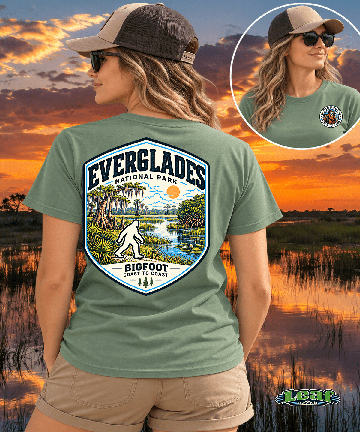 Everglades National Park Shirt - Bigfoot Coast to Coast
