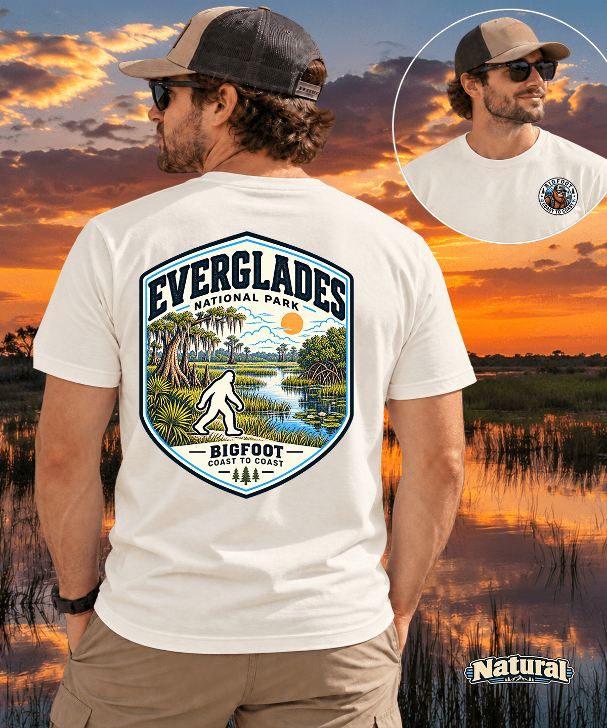 Everglades National Park Shirt - Bigfoot Coast to Coast
