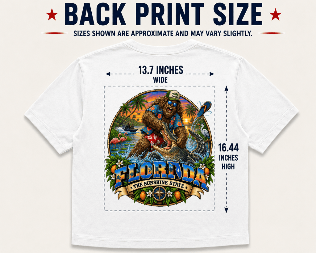 Florida Bigfoot T-Shirt - Alligator - Bigfoot Coast to Coast