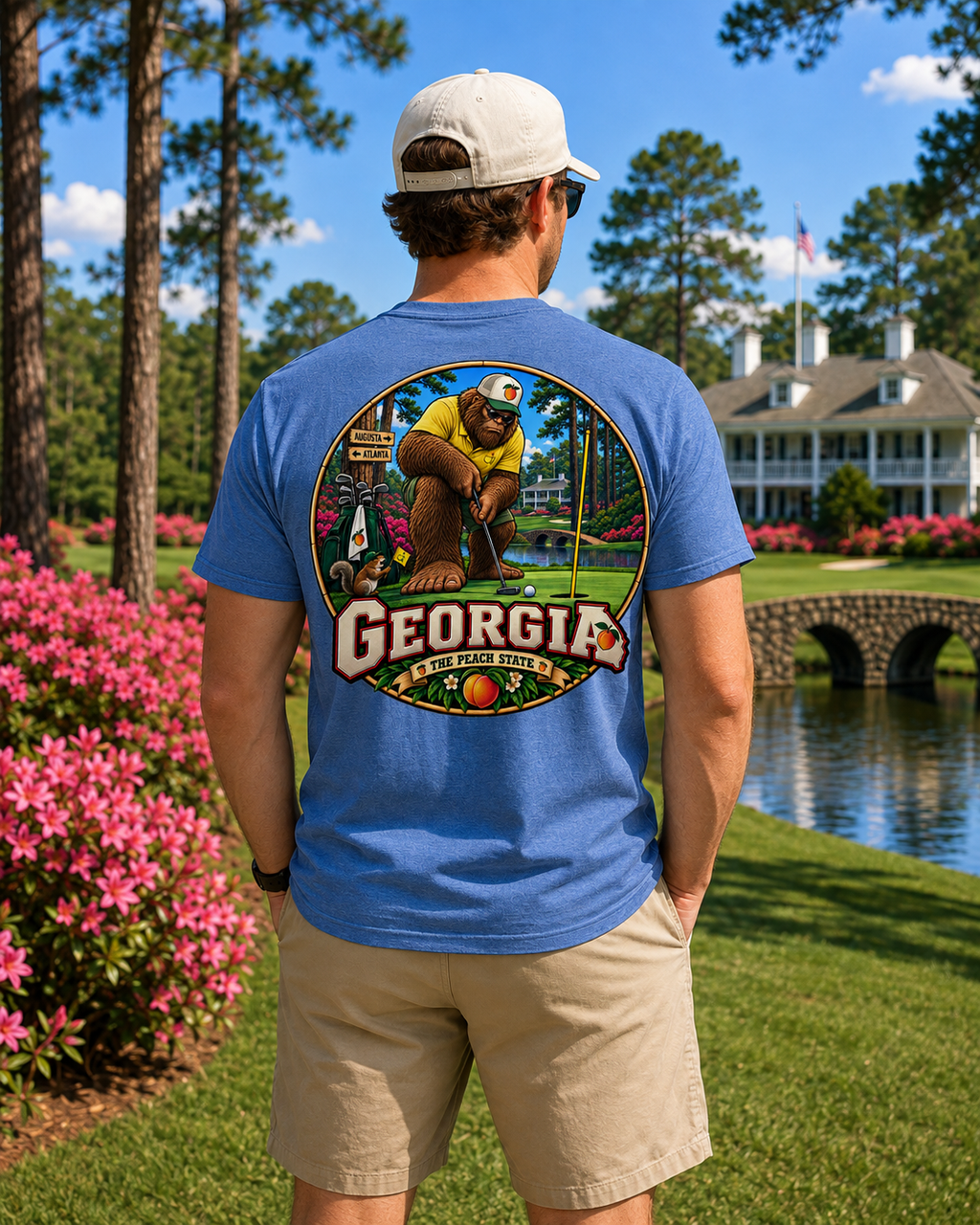 Georgia Bigfoot T-Shirt - Golf - Bigfoot Coast to Coast