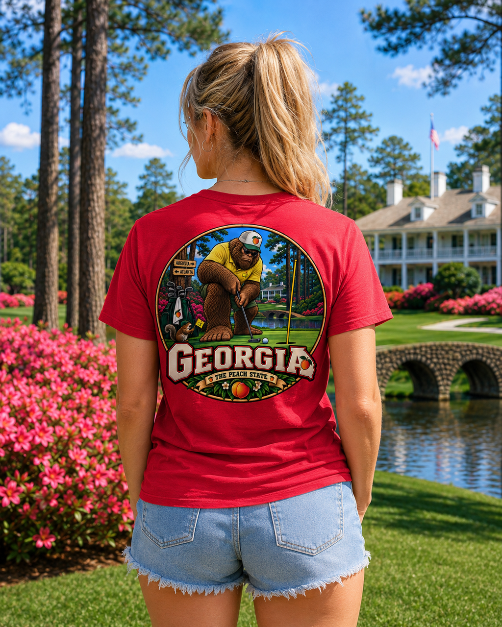 Georgia Bigfoot T-Shirt - Golf - Bigfoot Coast to Coast