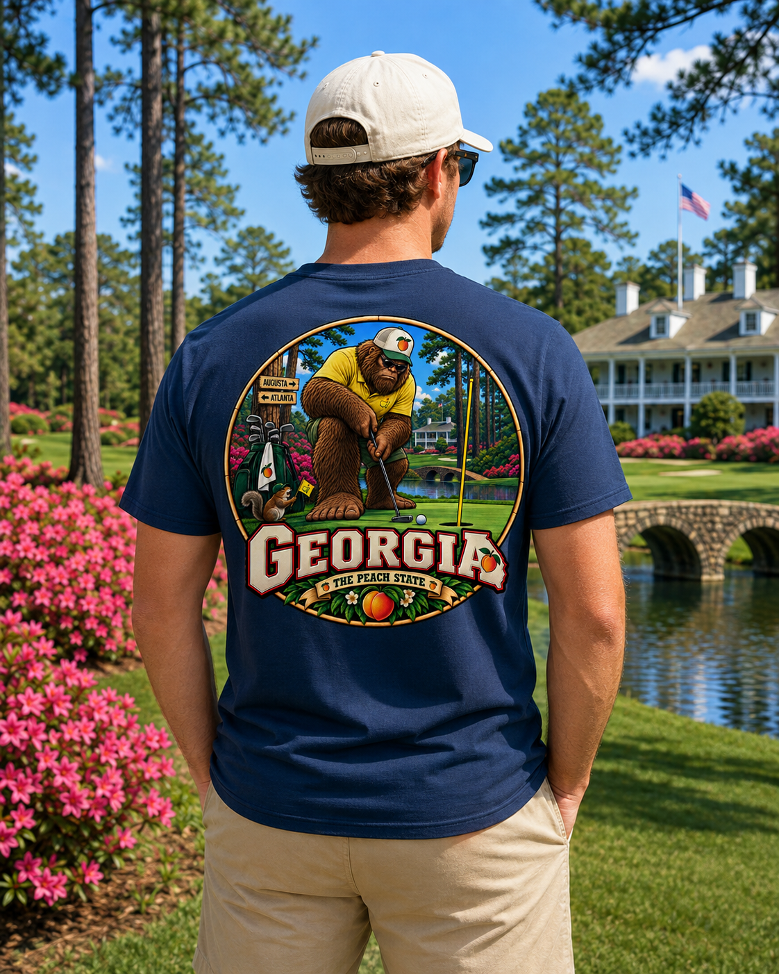 Georgia Bigfoot T-Shirt - Golf - Bigfoot Coast to Coast