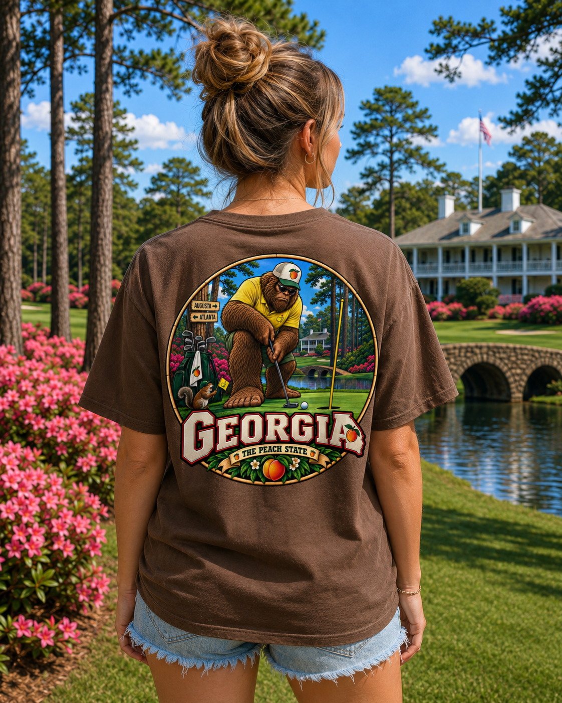 Georgia Bigfoot T-Shirt - Golf - Bigfoot Coast to Coast