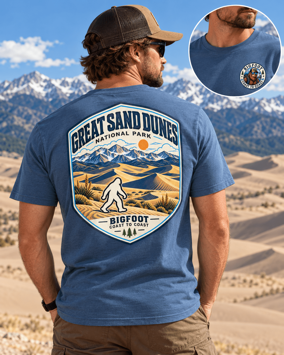Great Sand Dunes National Park Shirt - Bigfoot Coast to Coast