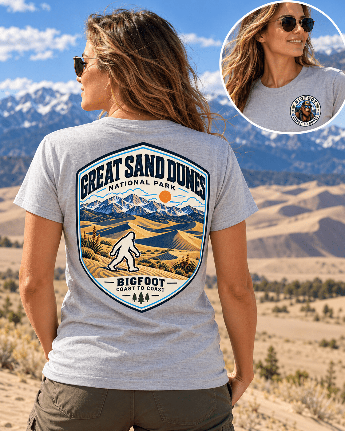 Great Sand Dunes National Park Shirt - Bigfoot Coast to Coast