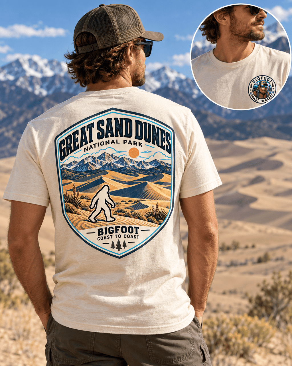 Great Sand Dunes National Park Shirt - Bigfoot Coast to Coast