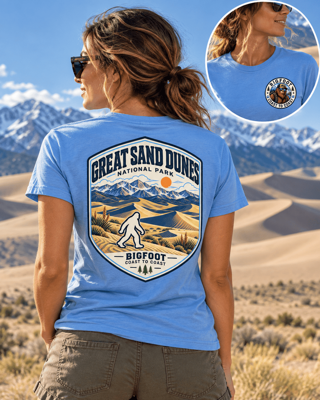 Great Sand Dunes National Park Shirt - Bigfoot Coast to Coast