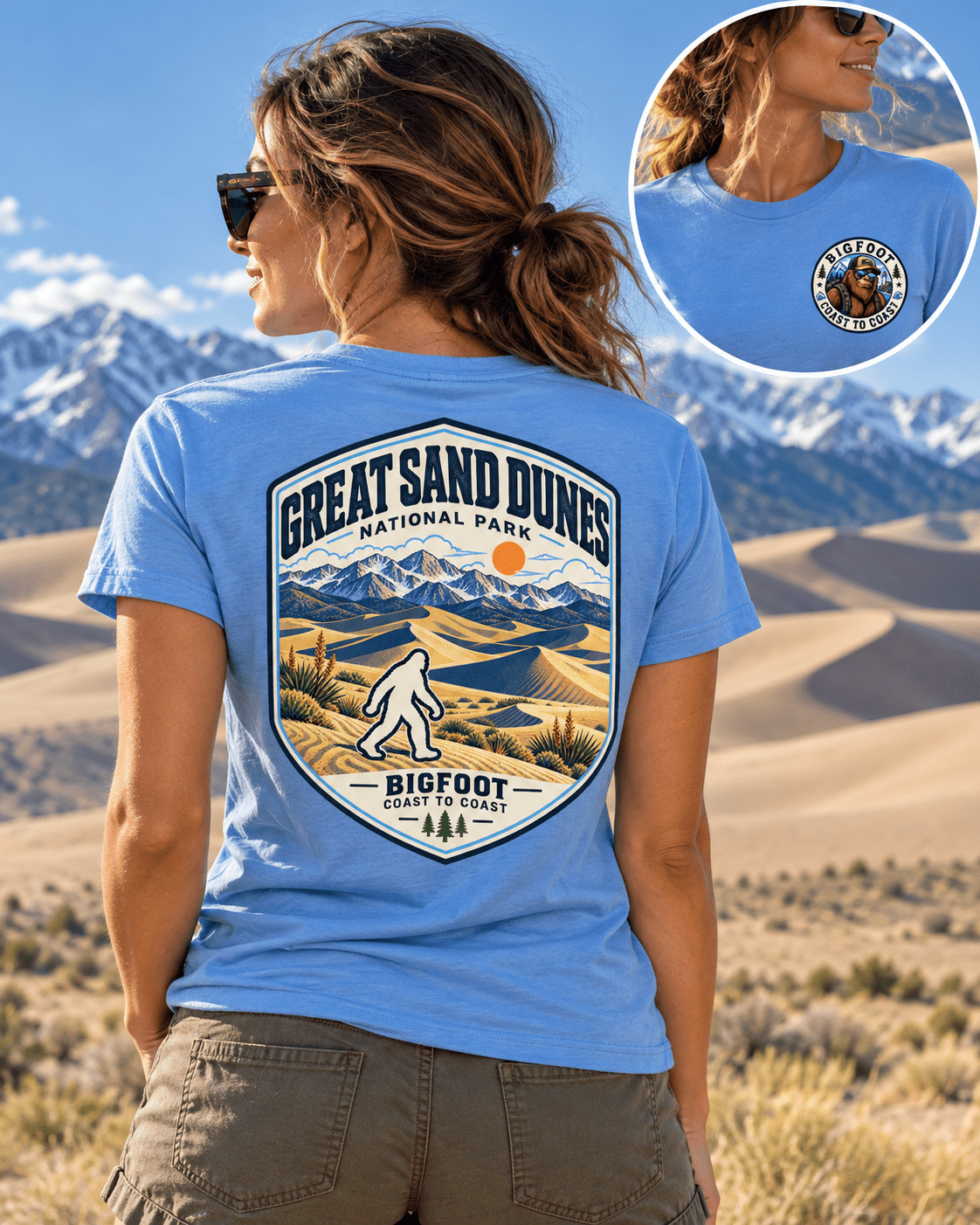 Great Sand Dunes National Park Shirt - Bigfoot Coast to Coast