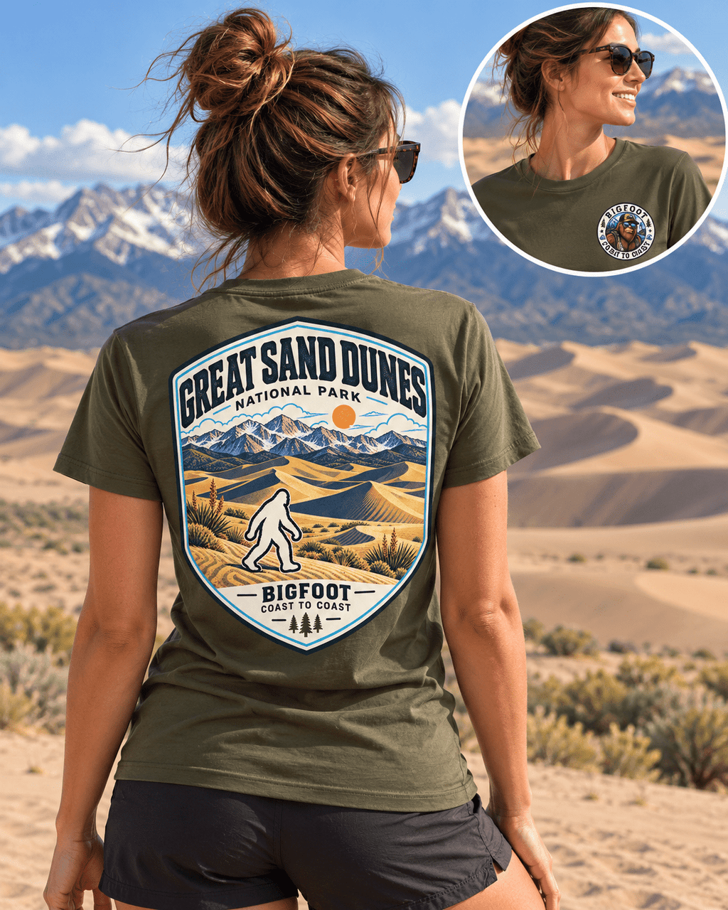 Great Sand Dunes National Park Shirt - Bigfoot Coast to Coast