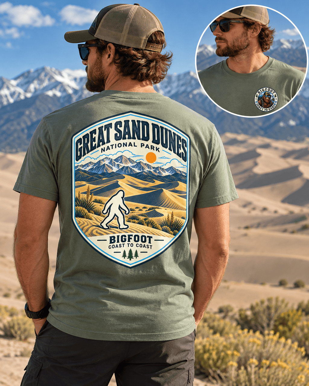 Great Sand Dunes National Park Shirt - Bigfoot Coast to Coast