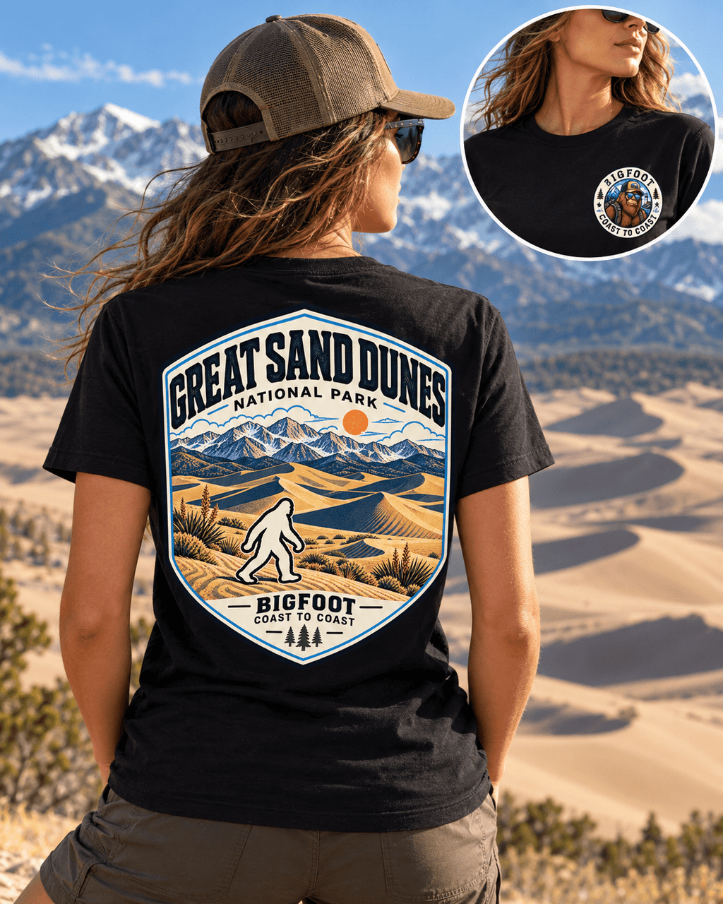 Great Sand Dunes National Park Shirt - Bigfoot Coast to Coast