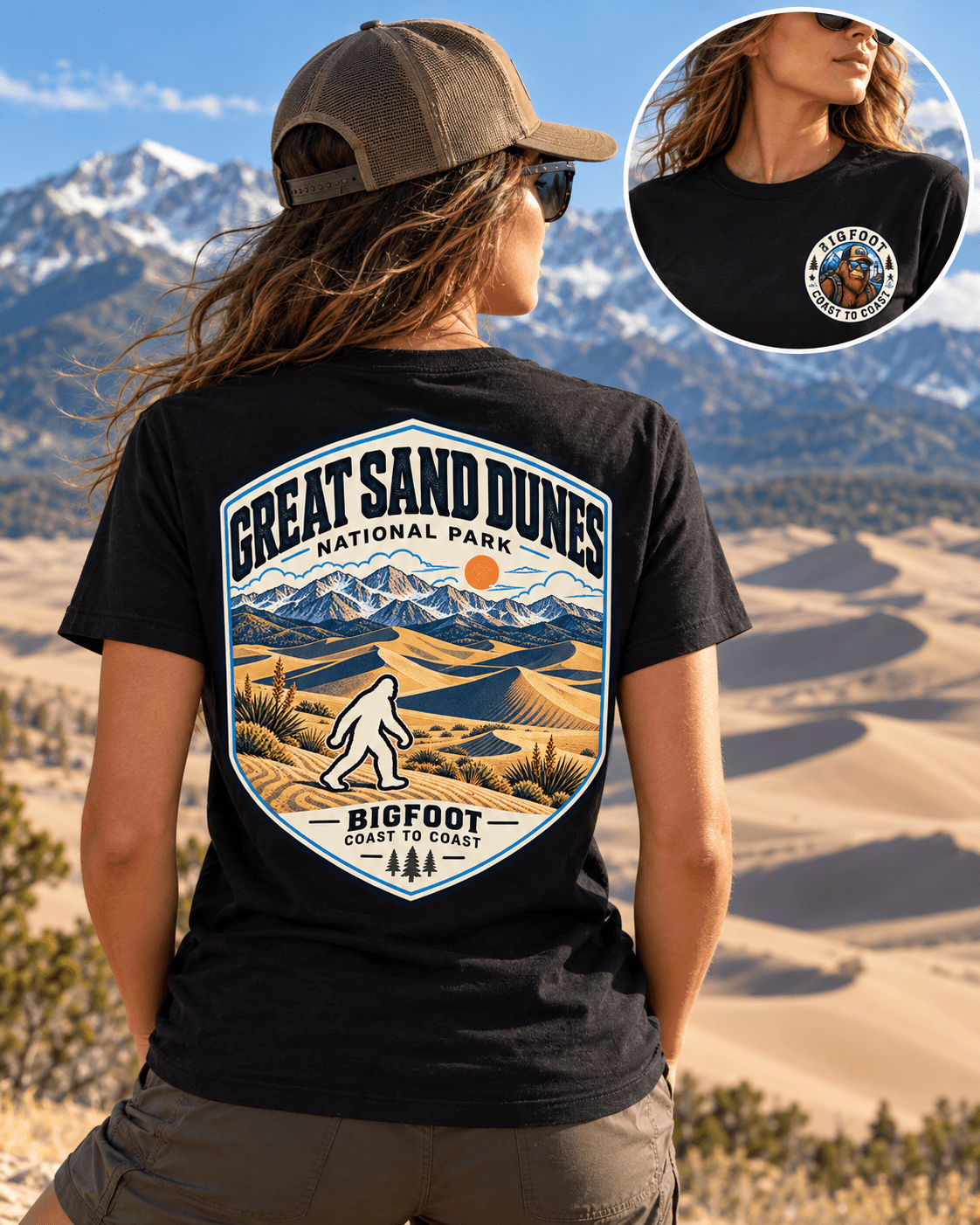Great Sand Dunes National Park Shirt - Bigfoot Coast to Coast