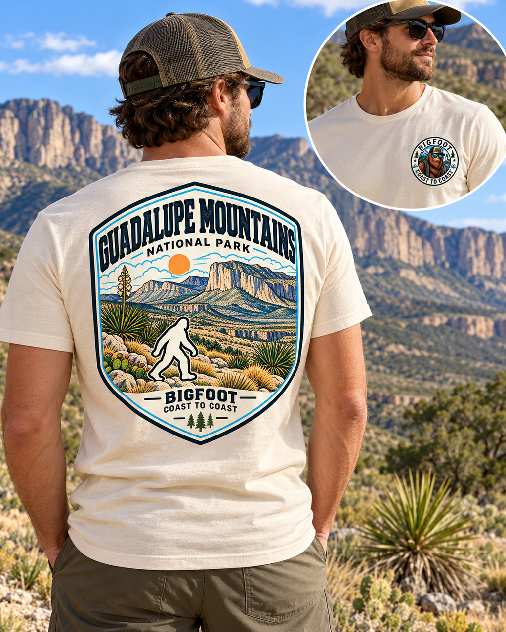 Guadalupe Mountains National Park Shirt - Bigfoot Coast to Coast