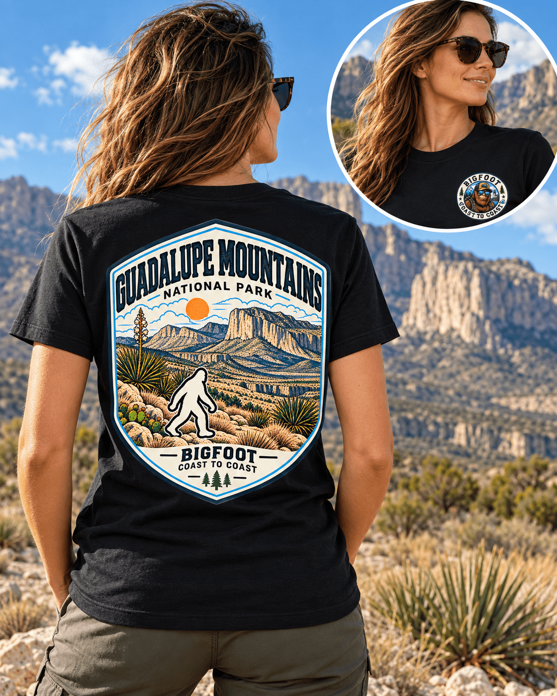 Guadalupe Mountains National Park Shirt - Bigfoot Coast to Coast