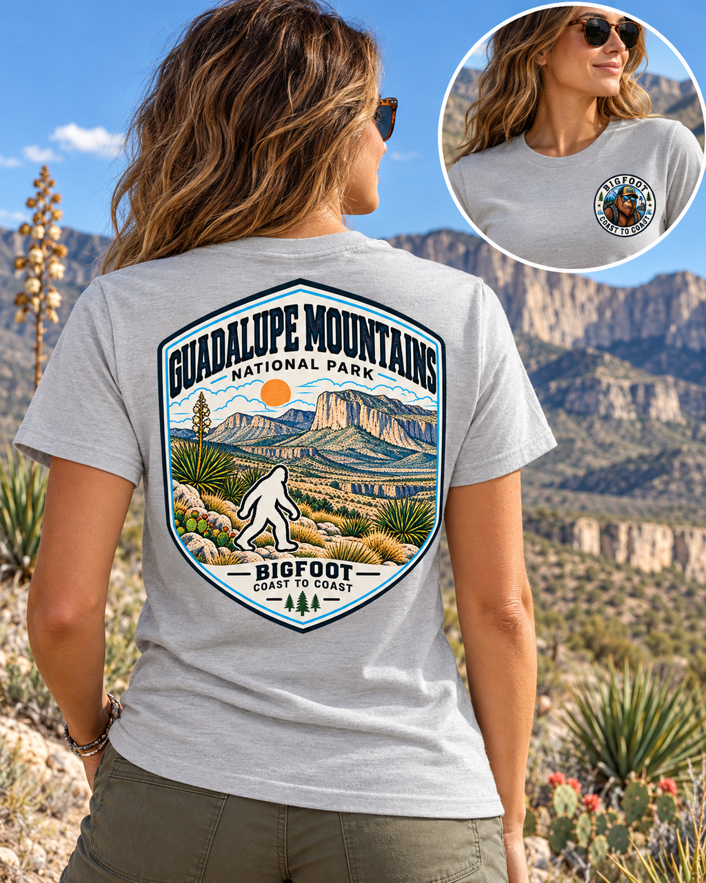 Guadalupe Mountains National Park Shirt - Bigfoot Coast to Coast
