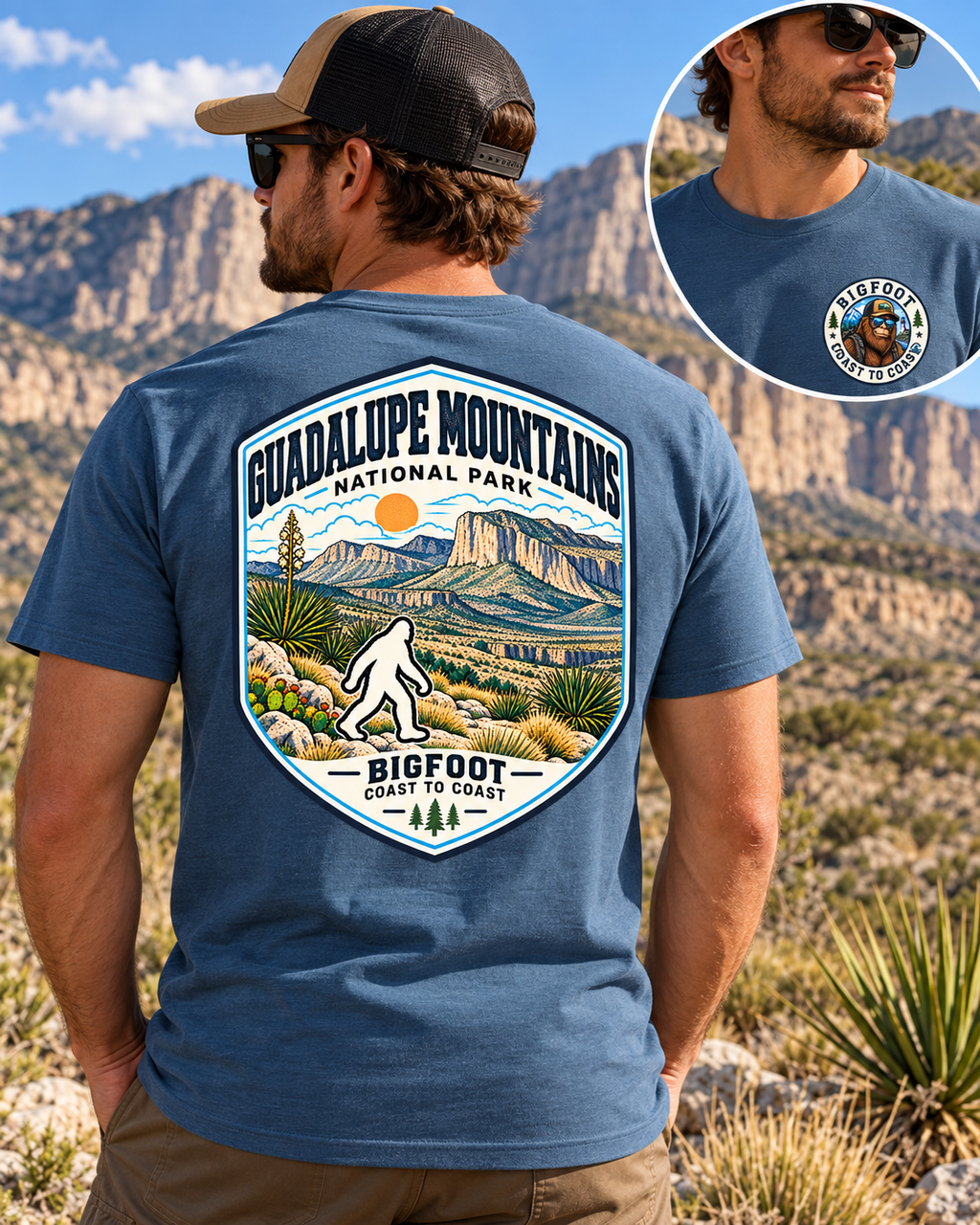 Guadalupe Mountains National Park Shirt - Bigfoot Coast to Coast