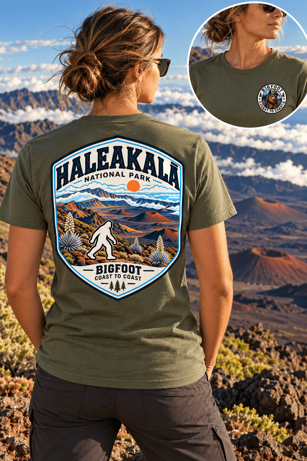 Haleakala National Park Shirt - Bigfoot Coast to Coast