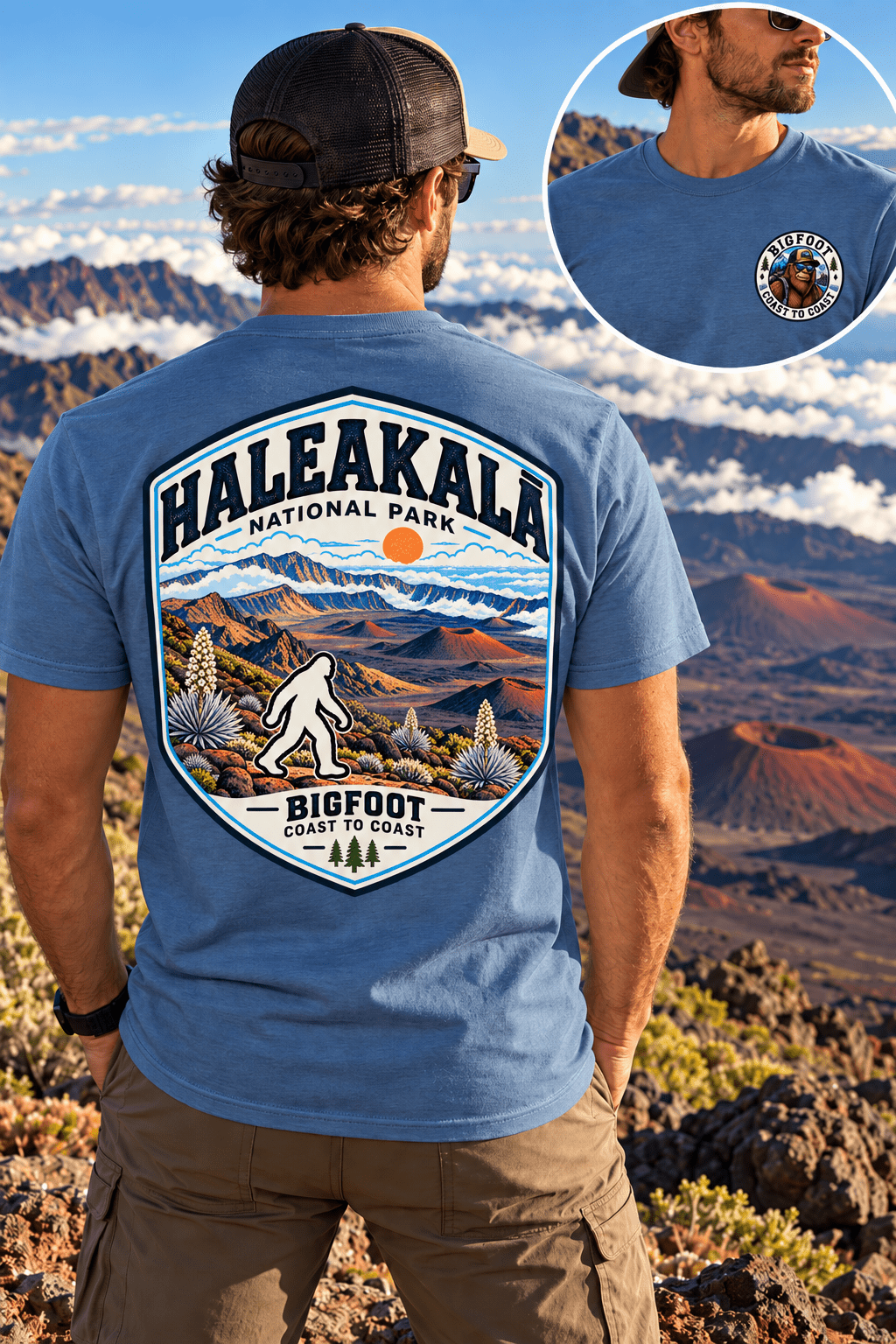 Haleakala National Park Shirt - Bigfoot Coast to Coast