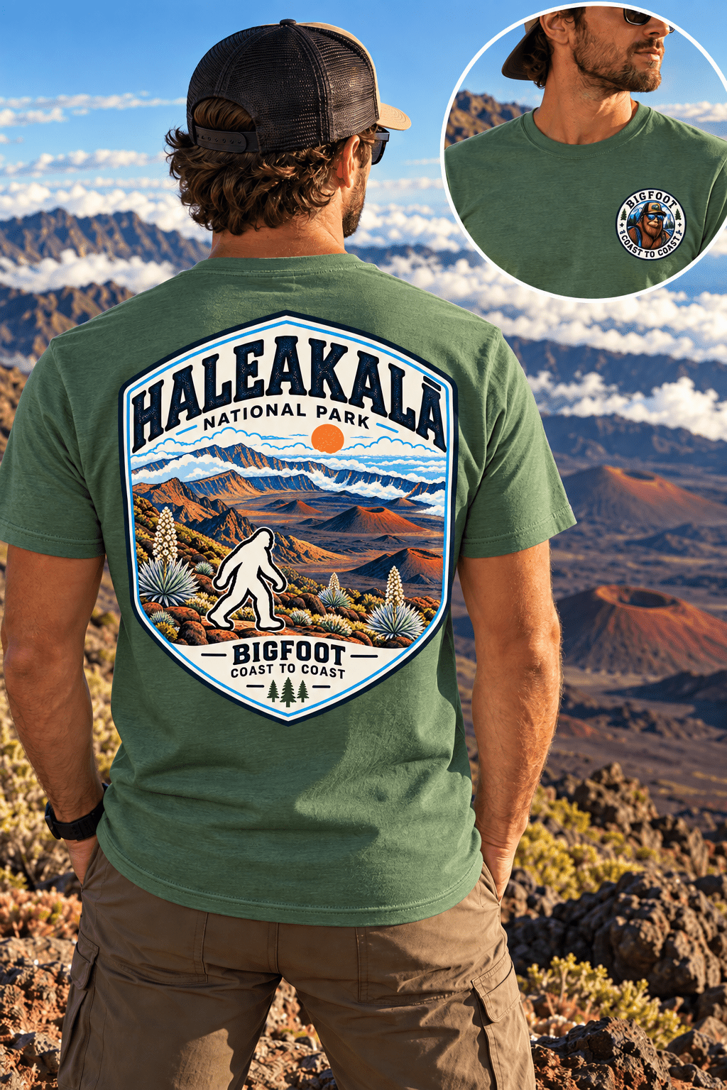 Haleakala National Park Shirt - Bigfoot Coast to Coast