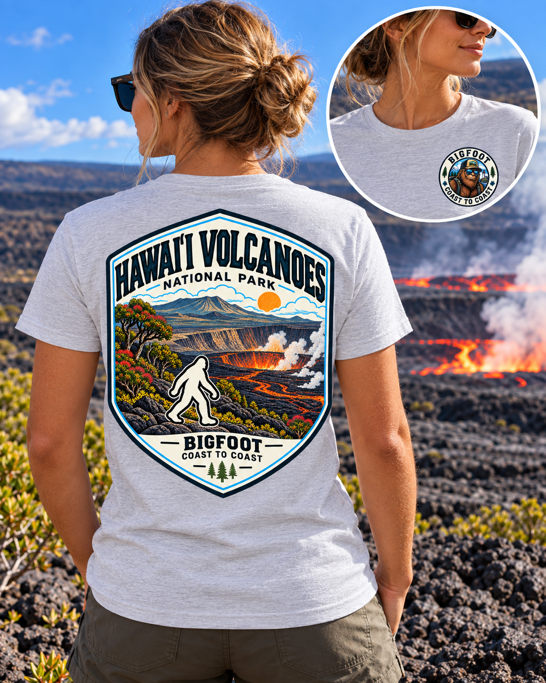 Hawaii Volcanoes National Park Shirt - Bigfoot Coast to Coast