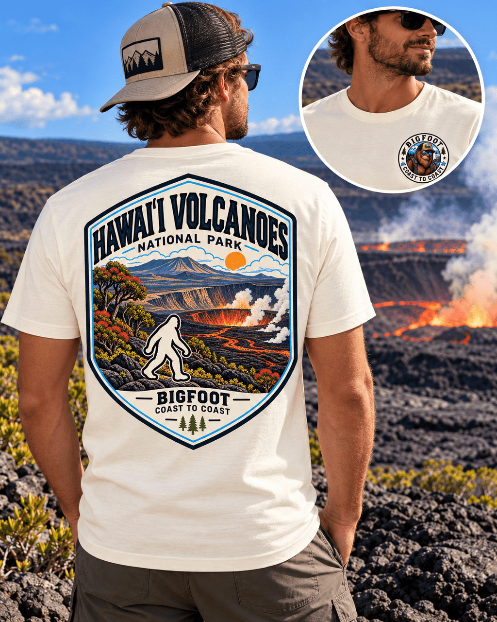 Hawaii Volcanoes National Park Shirt - Bigfoot Coast to Coast