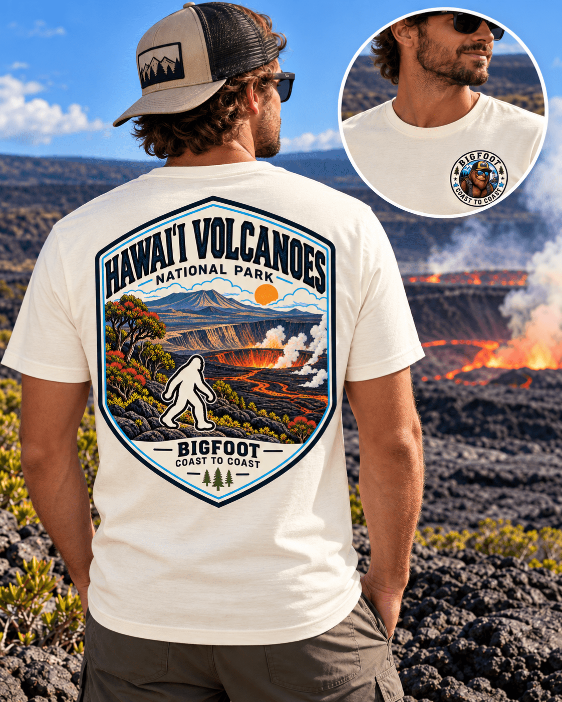 Hawaii Volcanoes National Park Shirt - Bigfoot Coast to Coast