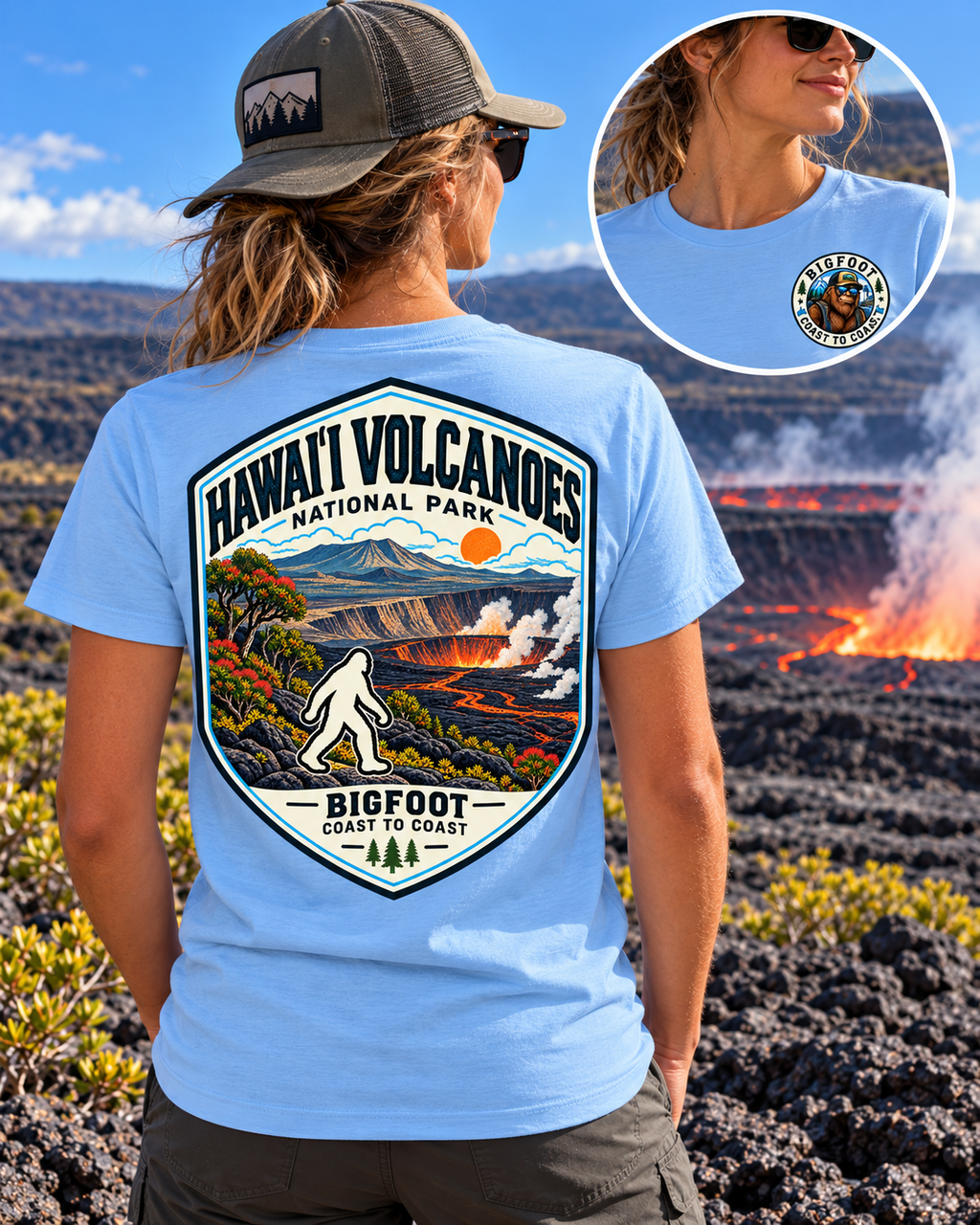 Hawaii Volcanoes National Park Shirt - Bigfoot Coast to Coast
