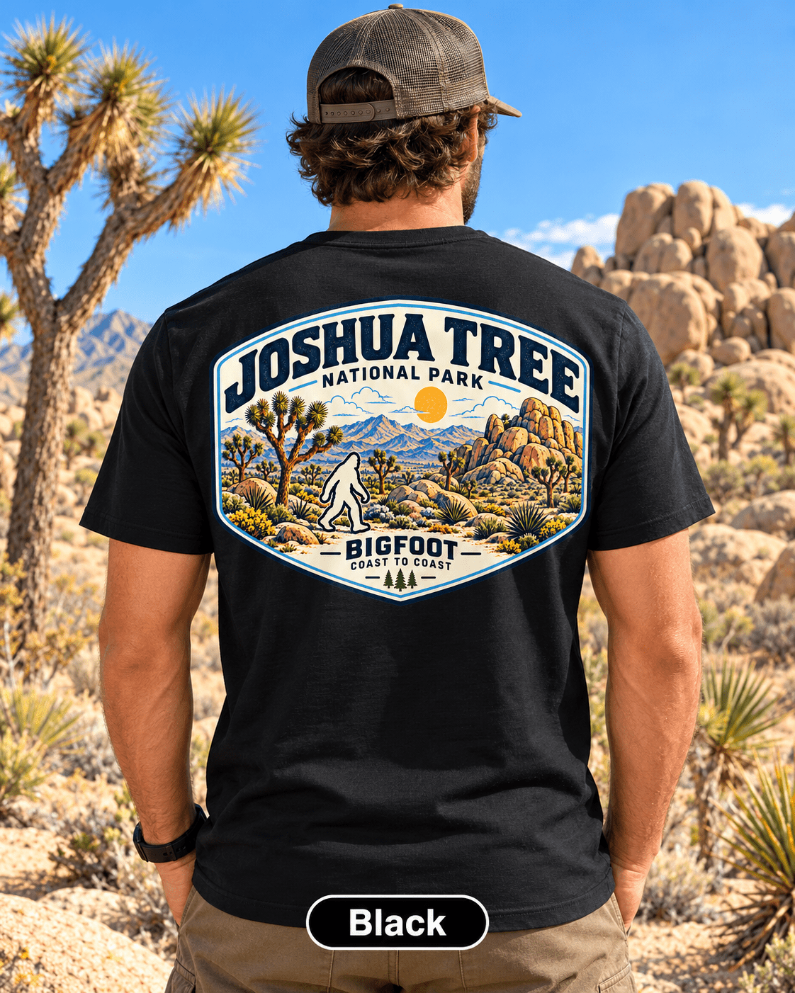 Joshua Tree National Park Shirt - Bigfoot Coast to Coast
