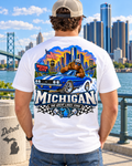 Michigan Bigfoot T-Shirt - Muscle Car - Bigfoot Coast to Coast