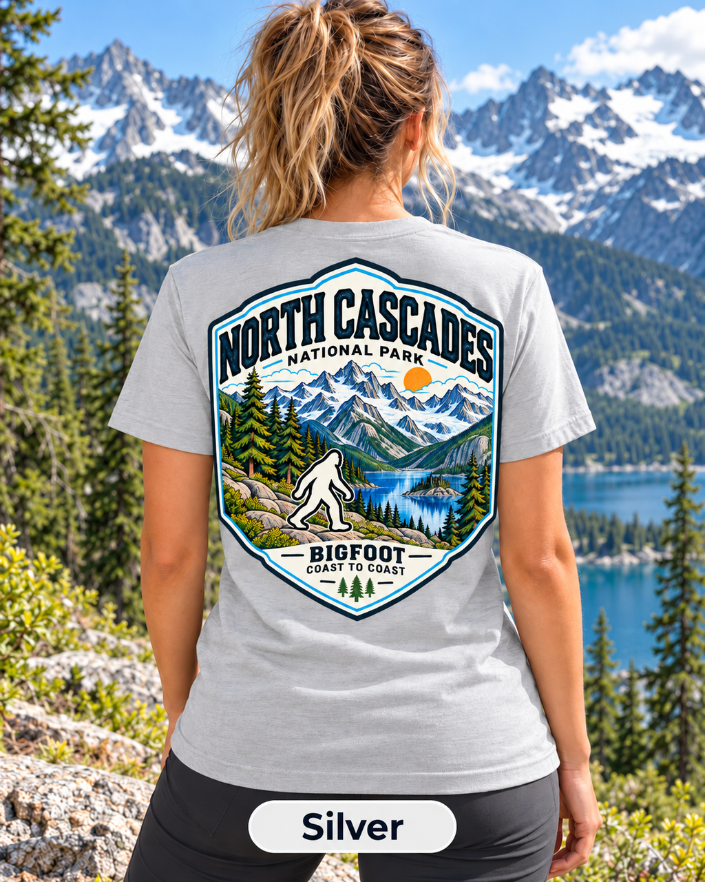 North Cascades National Park Shirt - Bigfoot Coast to Coast