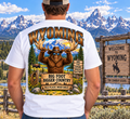 Wyoming Bigfoot T-Shirt - Country Cowboy T-Shirt - Bigfoot Coast to Coast